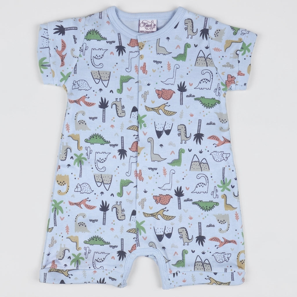Dinosaurs Pima Cotton Baby Romper
