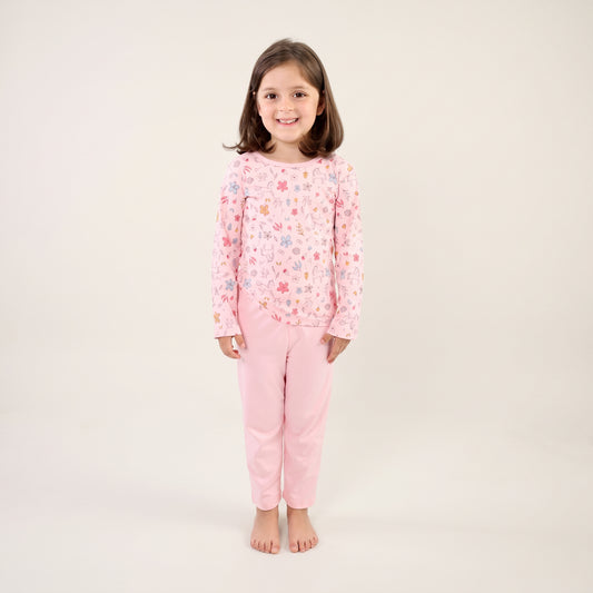 Unicorns Pima Cotton Long Sleeve Shirt & Pant Set