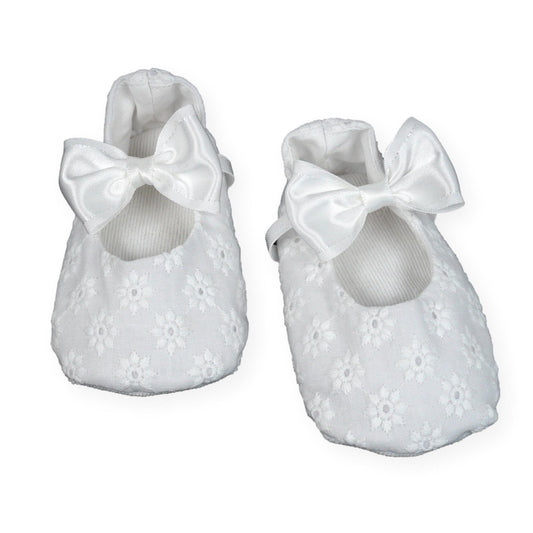Baby Shoe - Broderie Lace