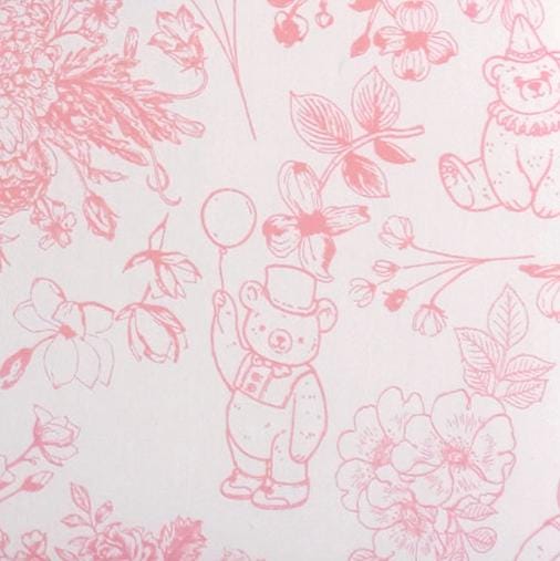 Beary Blossoms Toile – Medium Hardbound Album