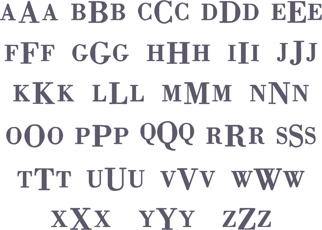 Picture of Bodoni Monogram Font