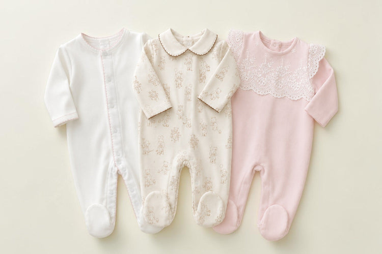 Pima Cotton Baby Footies
