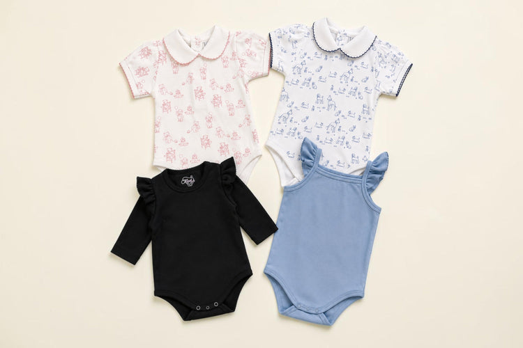 Pima Cotton Baby Bodysuits