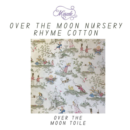 Over the Moon Nursery Rhyme Toile Toile – Medium Hardbound Album