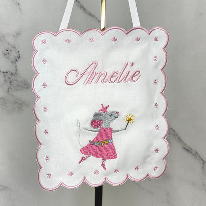 Tooth Fairy “Ratoncita Pérez” Hanging Sign Pillow
