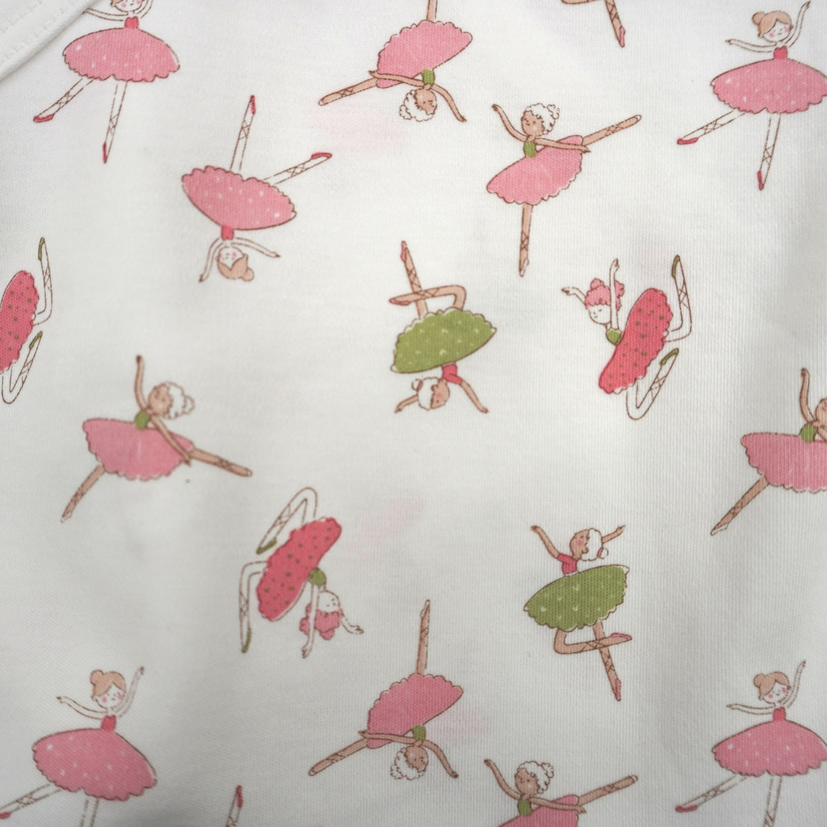 Ballerina Print Pima Cotton Baby Layette Set