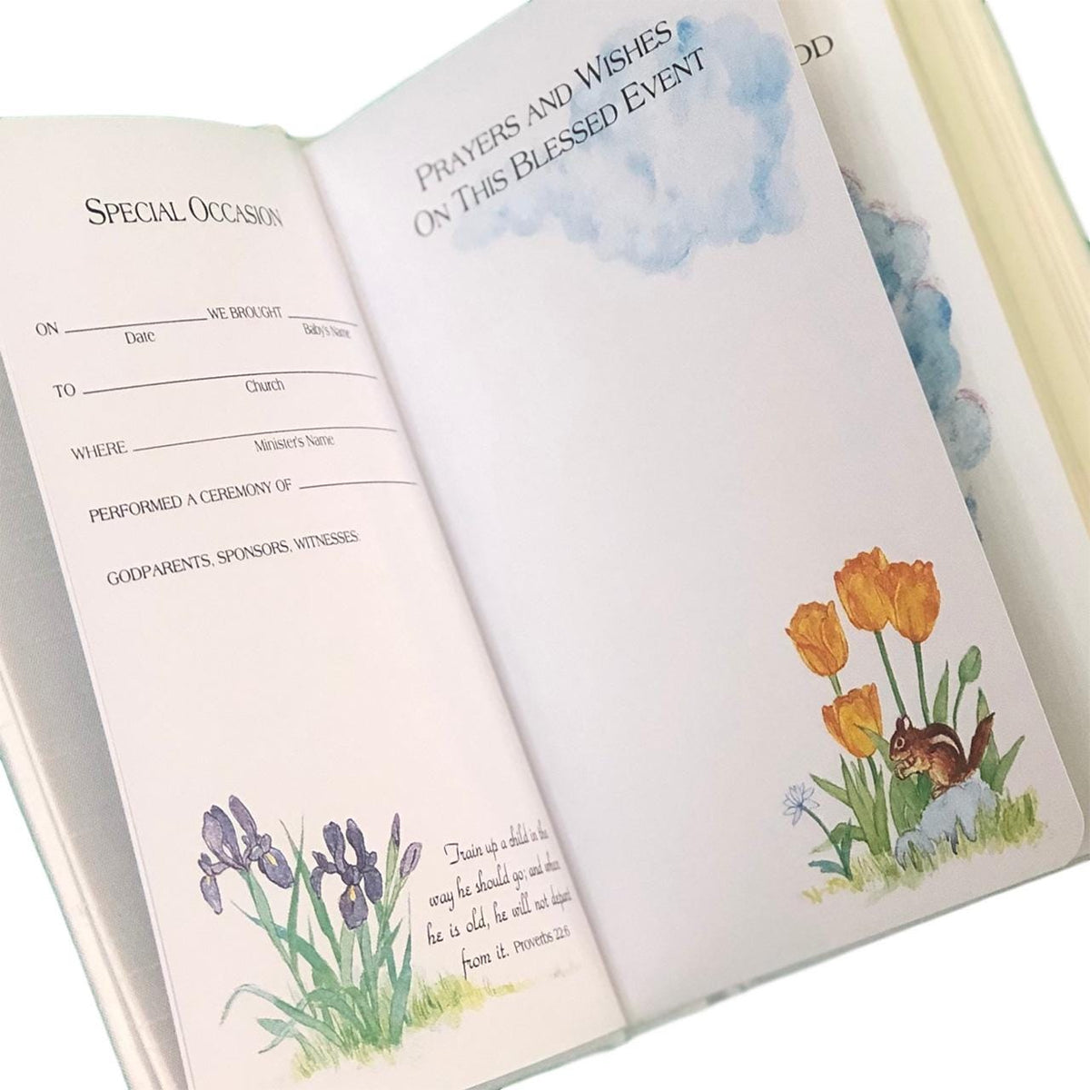 Personalized Baby’s First Bible – Shantung with Split Cross Name Design (Name Included)