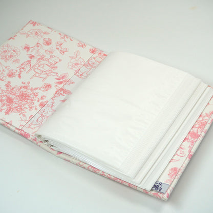 Beary Blossoms Toile – Medium Hardbound Album
