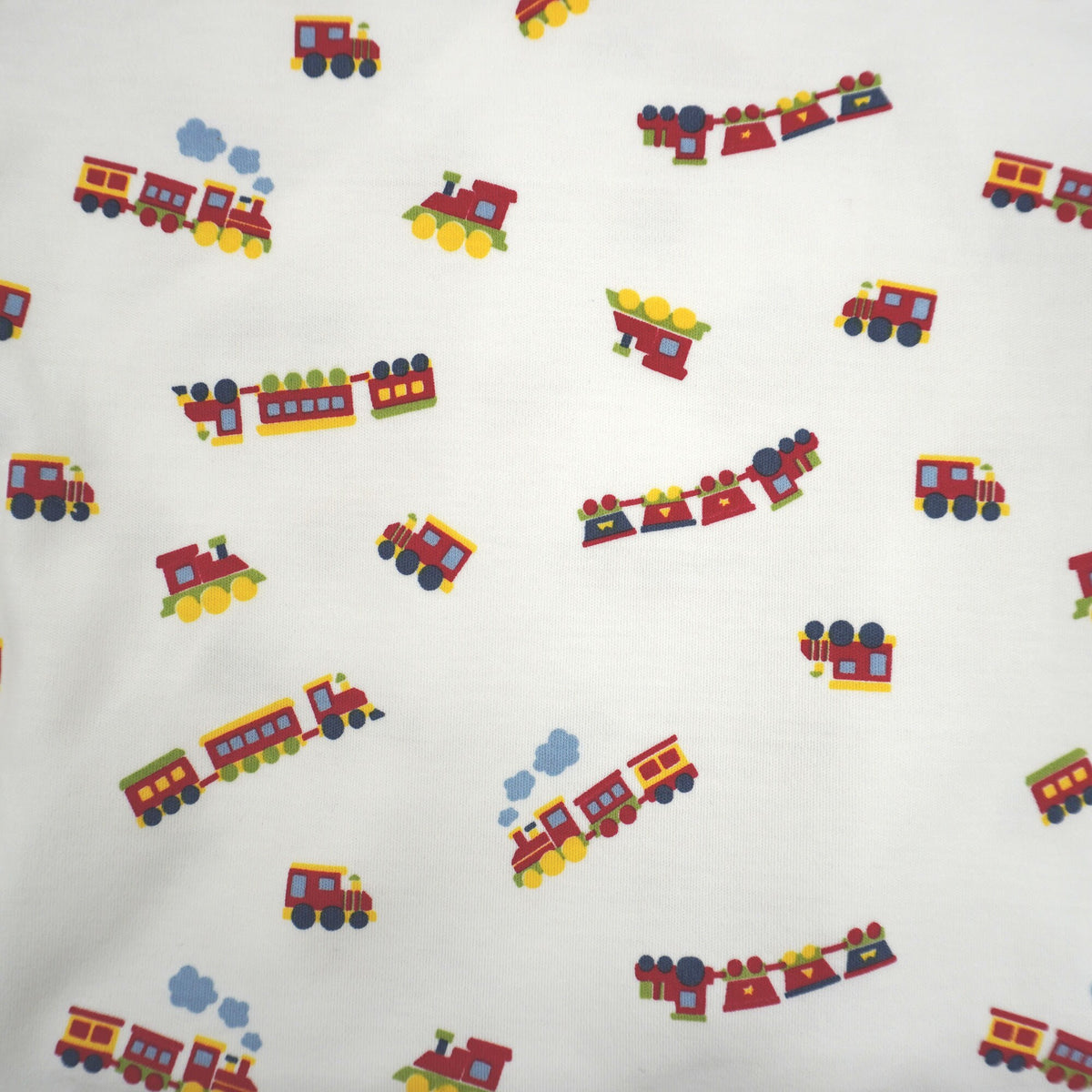 Train Print Pima Cotton Baby Layette Set
