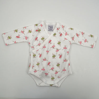 Ballerina Print Pima Cotton Baby Layette Set