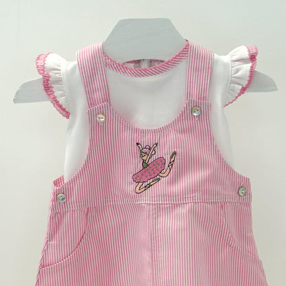 Pima Cotton Ballerina Overall Dress – Soft Baby & Toddler Dress