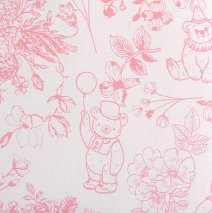 Beary Blossoms Toile – Baby Memory Book