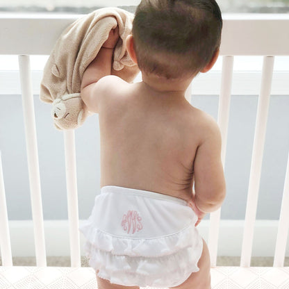 Personalized Baby Bloomers with Ruffles