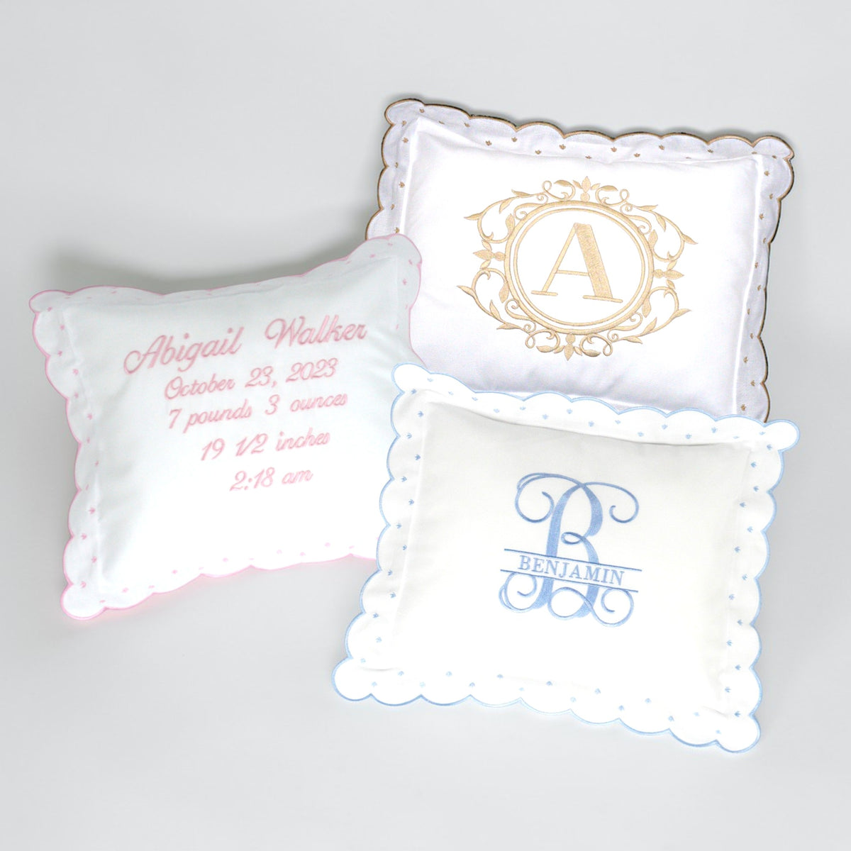 Custom Baby Announcement Pillow