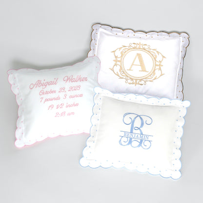 Custom Baby Announcement Pillow