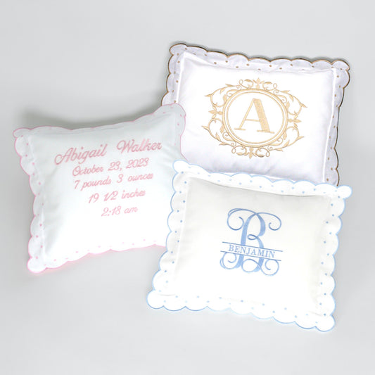 Custom Baby Announcement Pillow