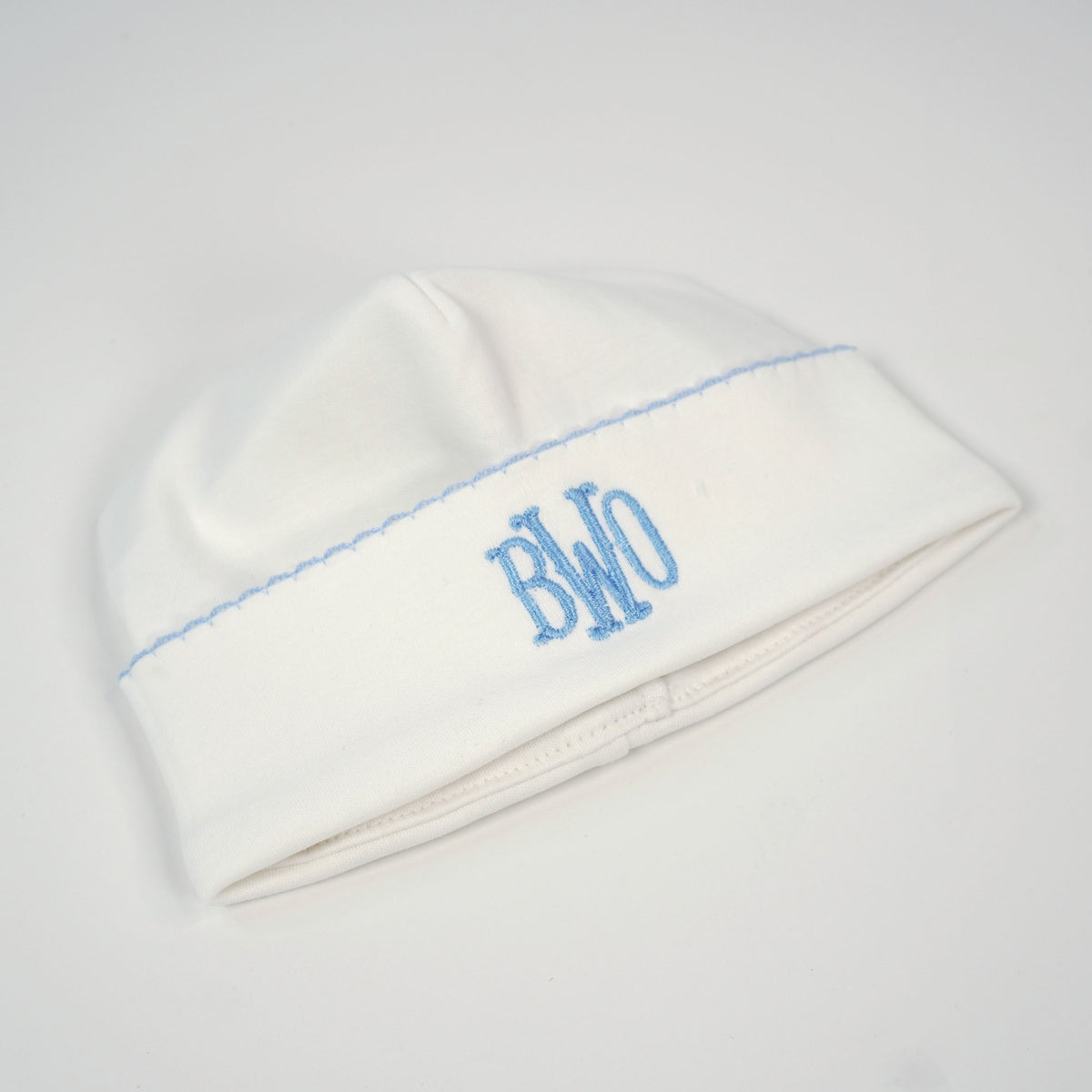 Pima Cotton Scalloped Baby Beanie