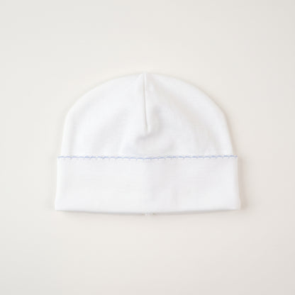 Pima Cotton Scalloped Baby Beanie