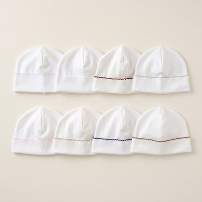 Pima Cotton Scalloped Baby Beanie
