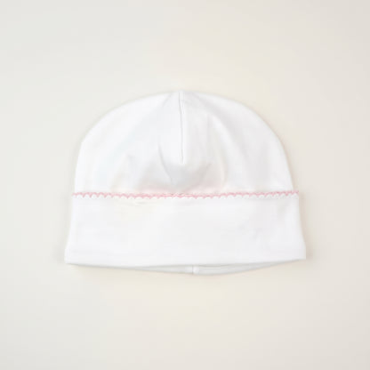 Pima Cotton Scalloped Baby Beanie