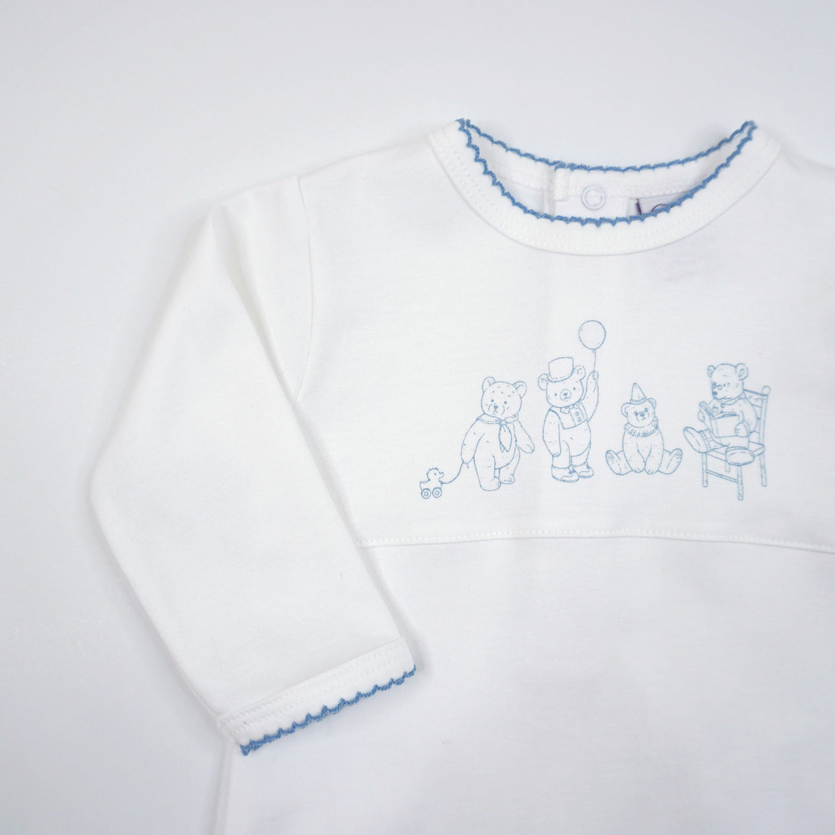 Bears Pima Cotton Baby Gown