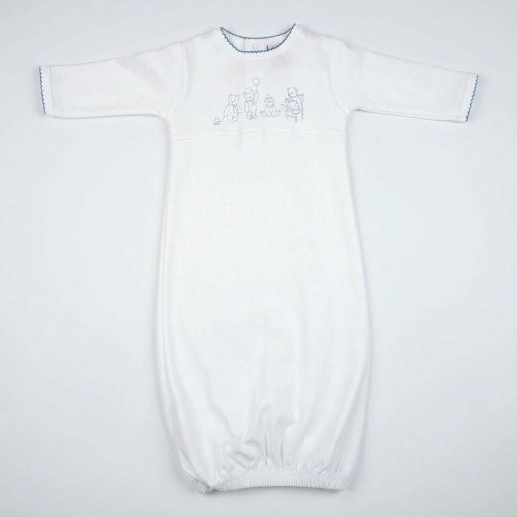 Bears Pima Cotton Baby Gown
