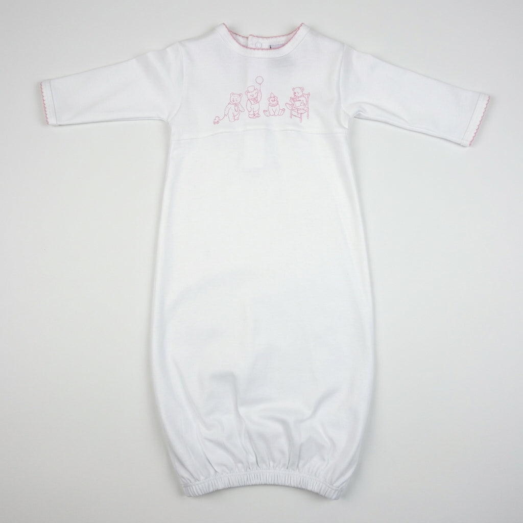 Bears Pima Cotton Baby Gown