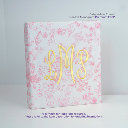 Beary Blossoms Toile – Baby Memory Book