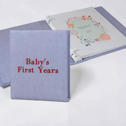 Micro Stripe Cotton – Baby Memory Book