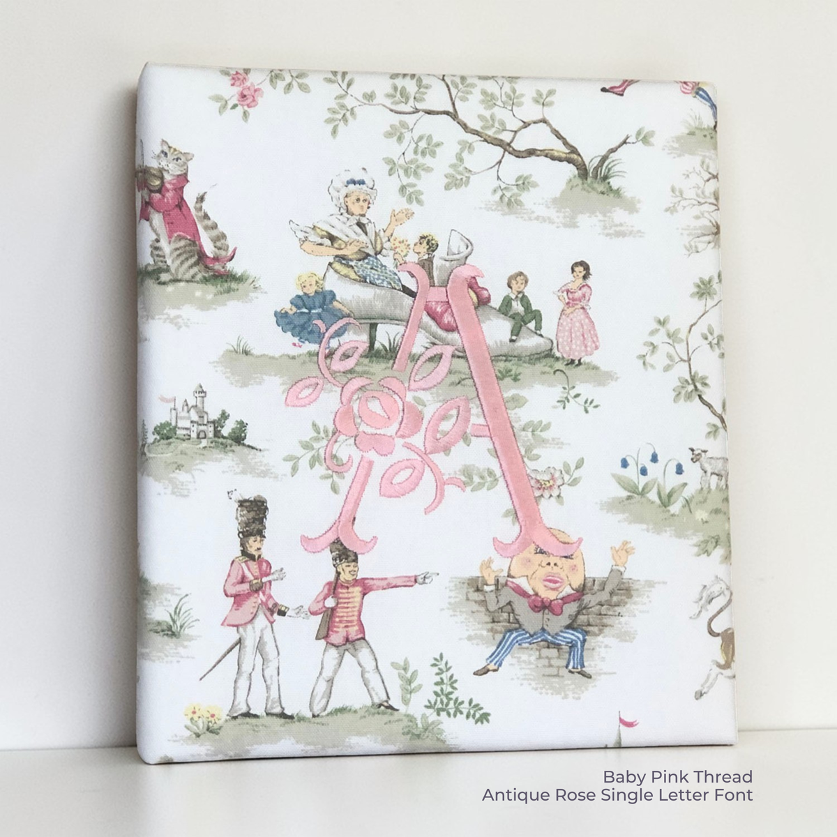 Over the Moon Nursery Rhyme Toile Toile – Baby Memory Book