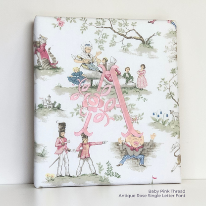 Over the Moon Nursery Rhyme Toile Toile – Baby Memory Book