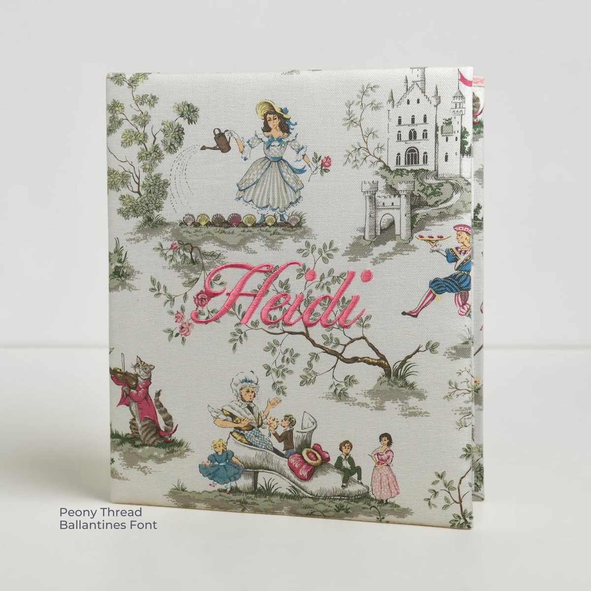 Over the Moon Nursery Rhyme Toile Toile – Baby Memory Book