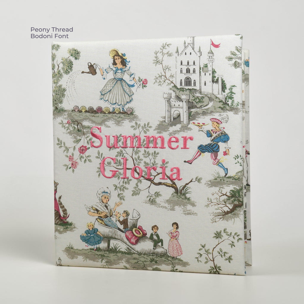 Over the Moon Nursery Rhyme Toile Toile – Baby Memory Book