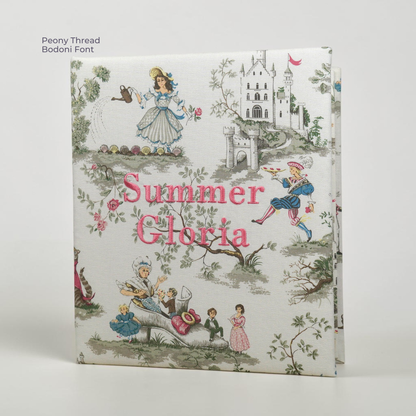 Over the Moon Nursery Rhyme Toile Toile – Baby Memory Book