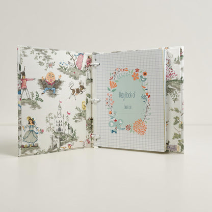 Over the Moon Nursery Rhyme Toile Toile – Baby Memory Book