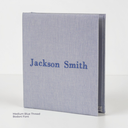 Micro Stripe Cotton – Baby Memory Book