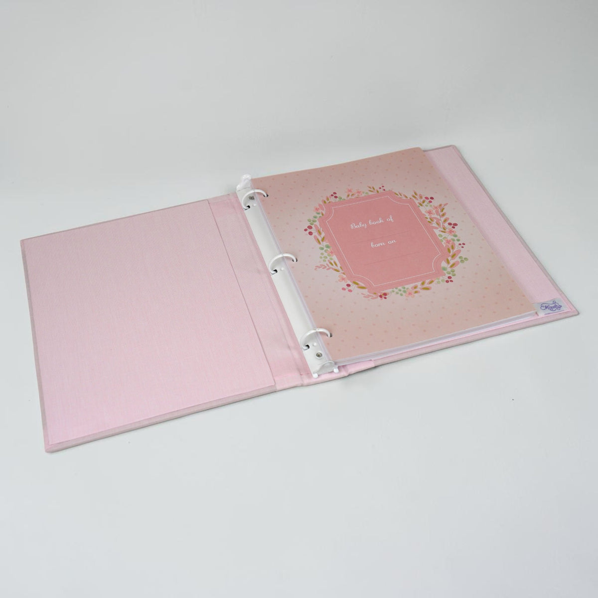 Micro Stripe Cotton – Baby Memory Book