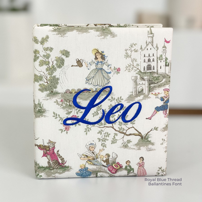 Over the Moon Nursery Rhyme Toile Toile – Baby Memory Book