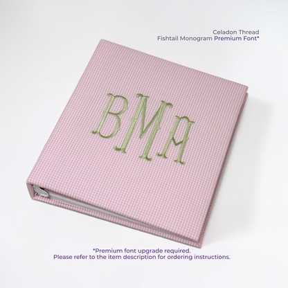 Seersucker Check Cotton – Baby Memory Book