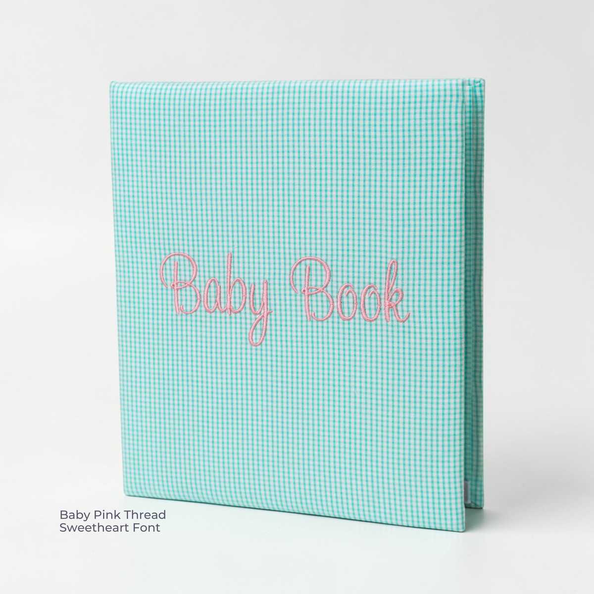Seersucker Check Cotton – Baby Memory Book