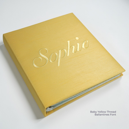Solid Shantung – Baby Memory Book