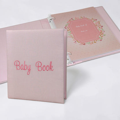 Micro Stripe Cotton – Baby Memory Book