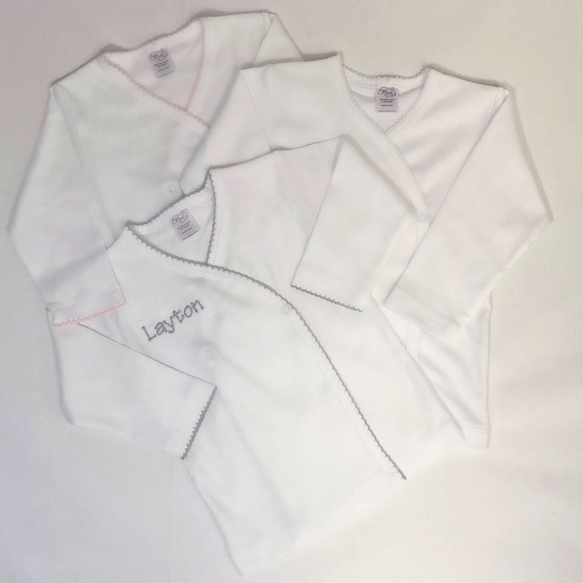 Pima Cotton Baby Crossover Shirt