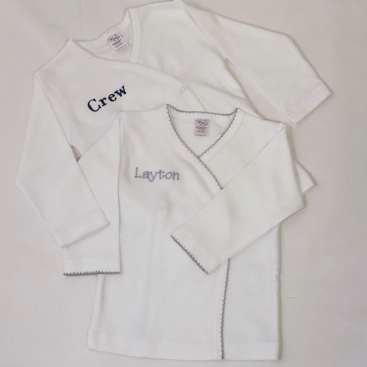 Pima Cotton Baby Crossover Shirt