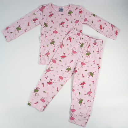 Ballerina Pima Cotton Long Sleeve Shirt & Pant Set