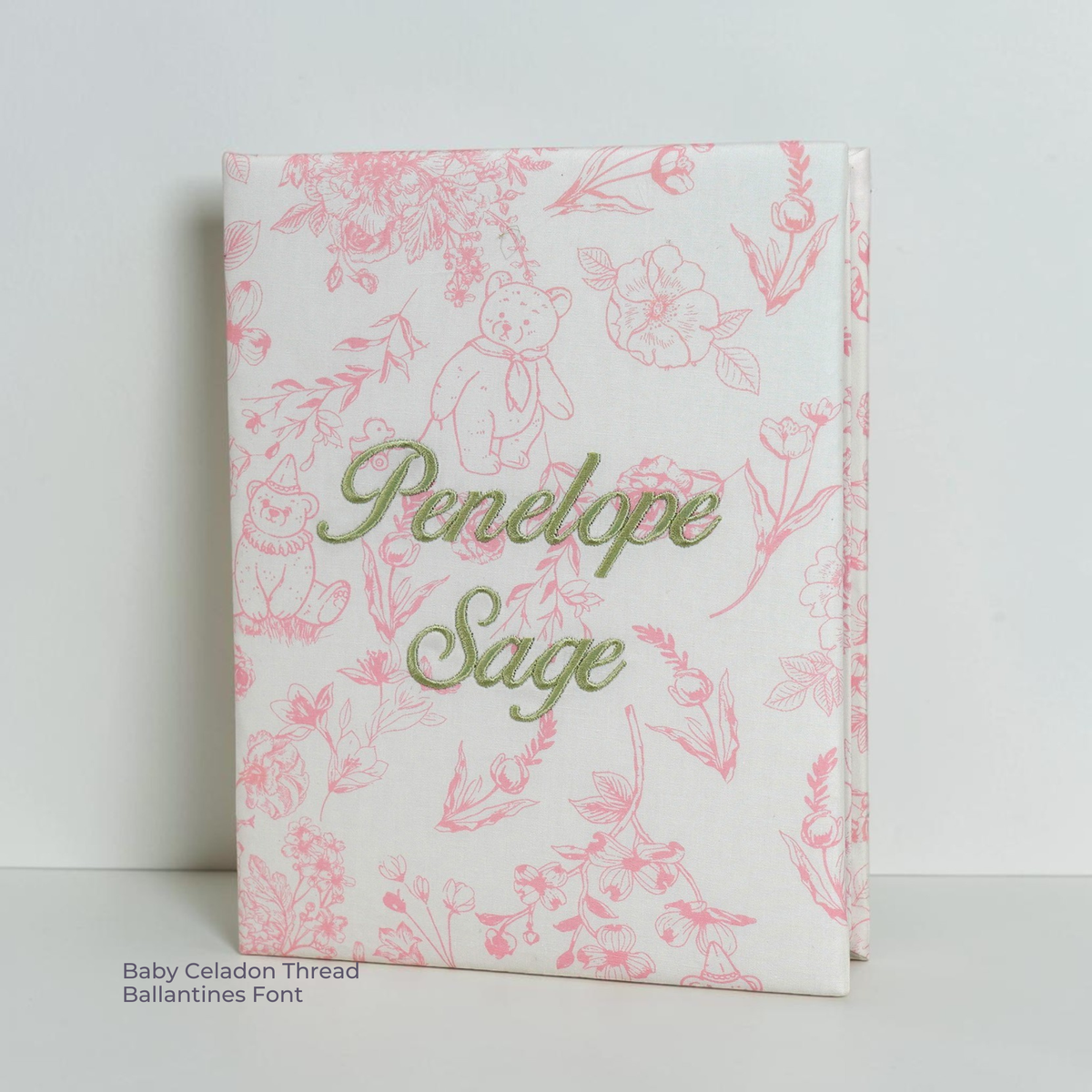Beary Blossoms Toile – Medium Hardbound Album