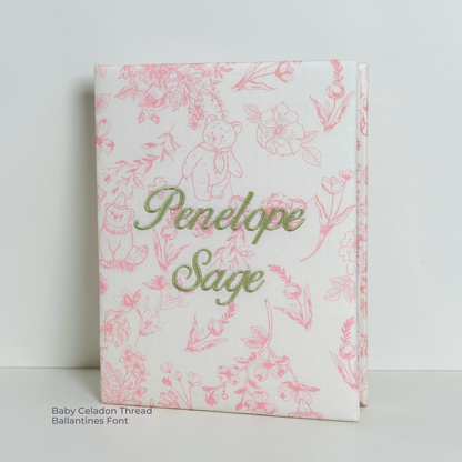 Beary Blossoms Toile – Medium Hardbound Album