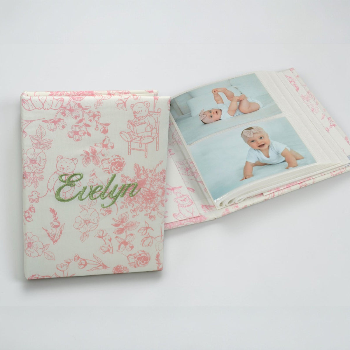 Beary Blossoms Toile – Medium Hardbound Album
