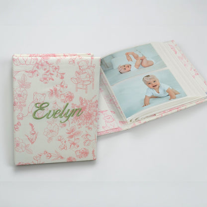 Beary Blossoms Toile – Medium Hardbound Album