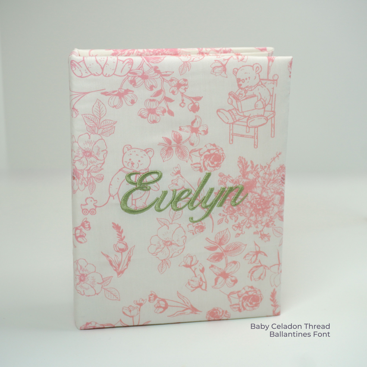 Beary Blossoms Toile – Medium Hardbound Album